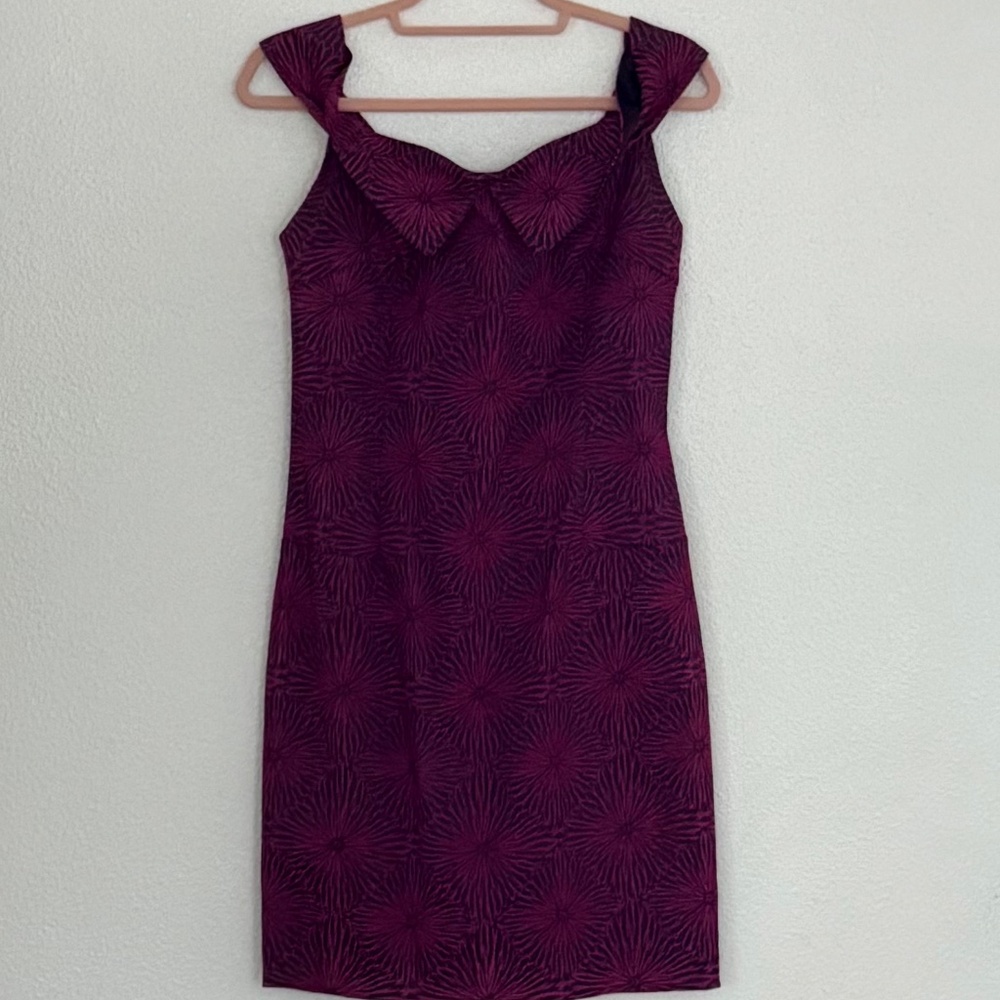 Opening Ceremony Medallion Jacquard Mini Off The Shoulder Dress